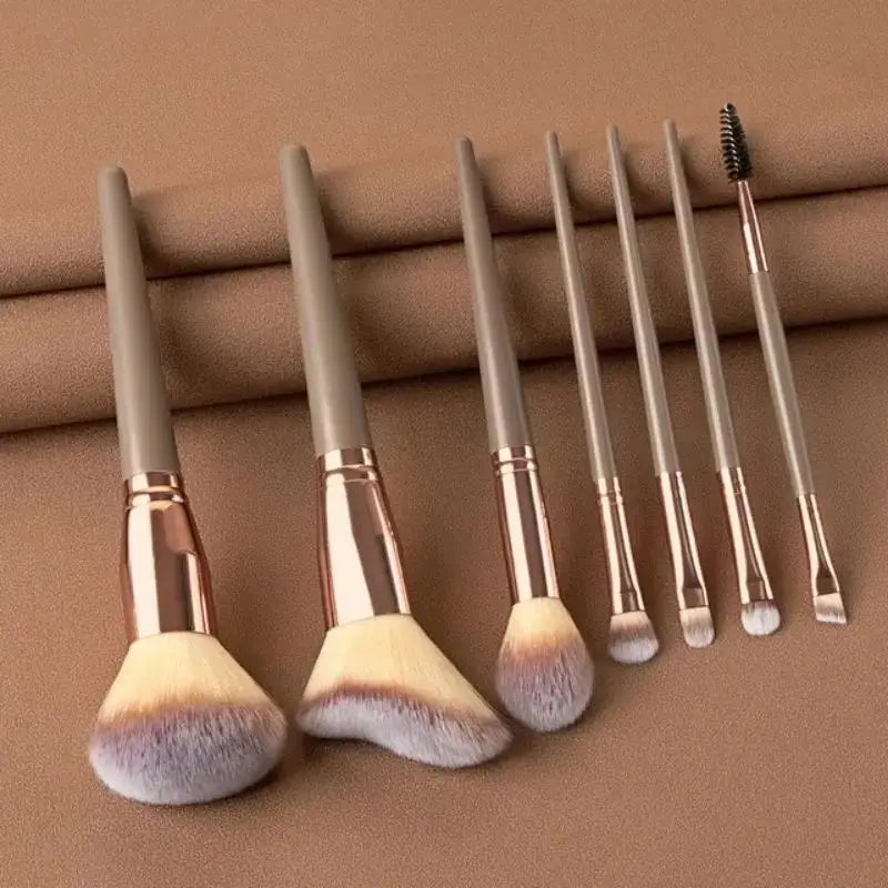 Kit de Pincéis de Maquiagem Profissional com Cerdas Ultra Macias