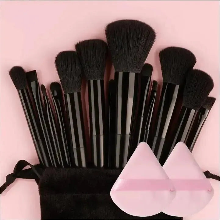 Kit de Pincéis de Maquiagem Profissional com Cerdas Ultra Macias