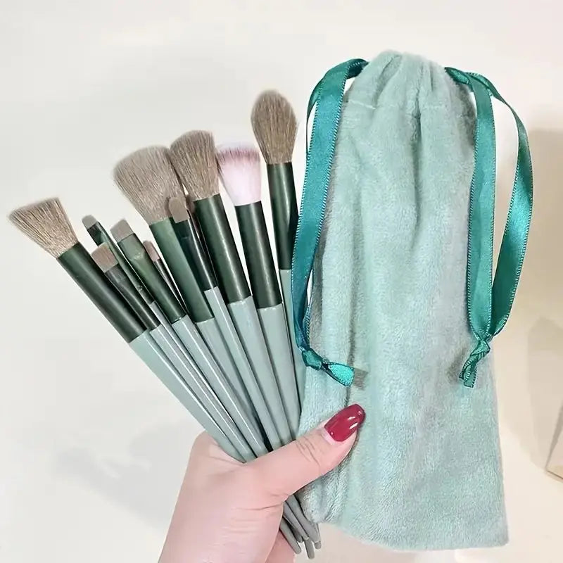 Kit de Pincéis de Maquiagem Profissional com Cerdas Ultra Macias