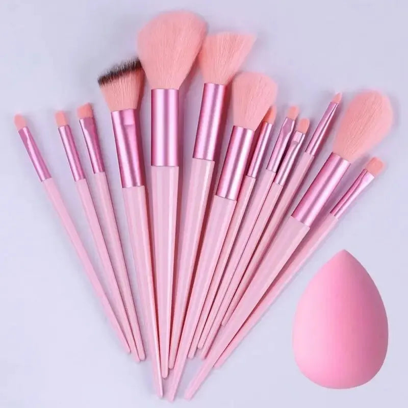 Kit de Pincéis de Maquiagem Profissional com Cerdas Ultra Macias