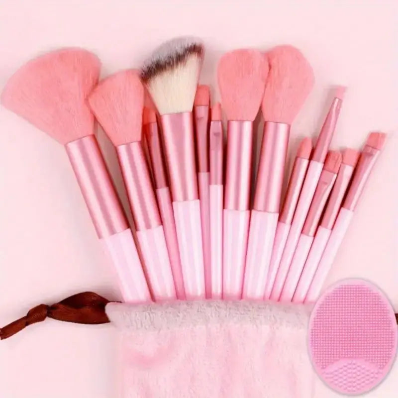 Kit de Pincéis de Maquiagem Profissional com Cerdas Ultra Macias