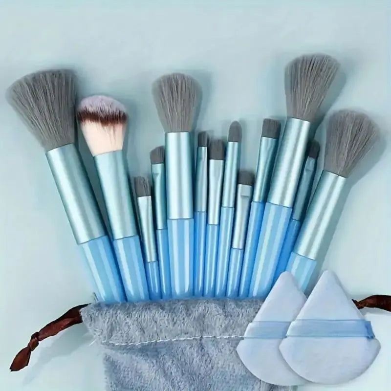 Kit de Pincéis de Maquiagem Profissional com Cerdas Ultra Macias