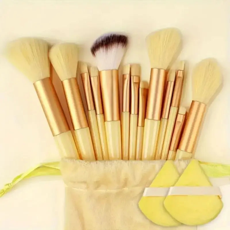 Kit de Pincéis de Maquiagem Profissional com Cerdas Ultra Macias